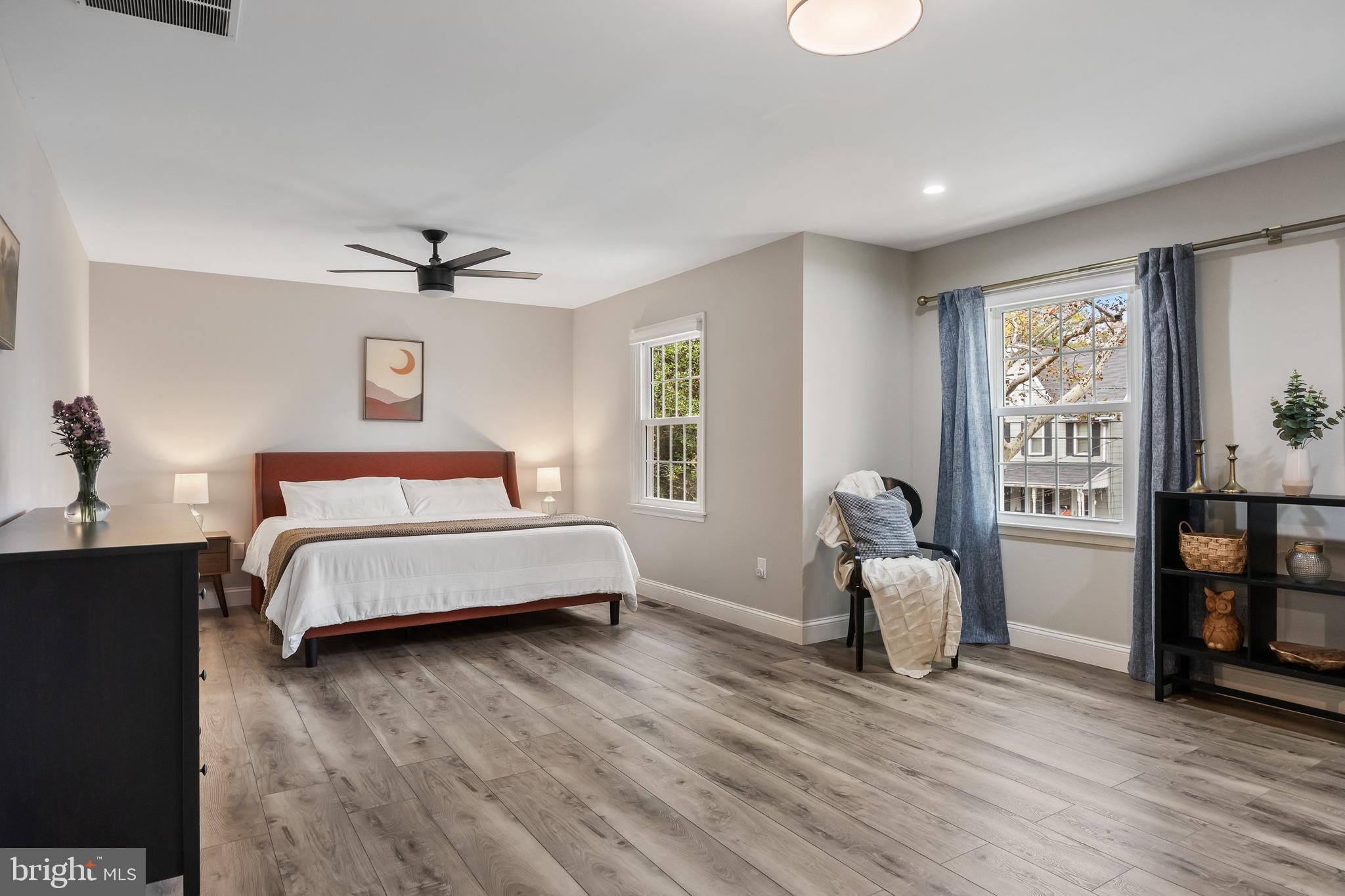 316 West 3rd Street Moorestown, NJ 08057 - Photo 25 of 48 a bedroom with a bed and wooden floor