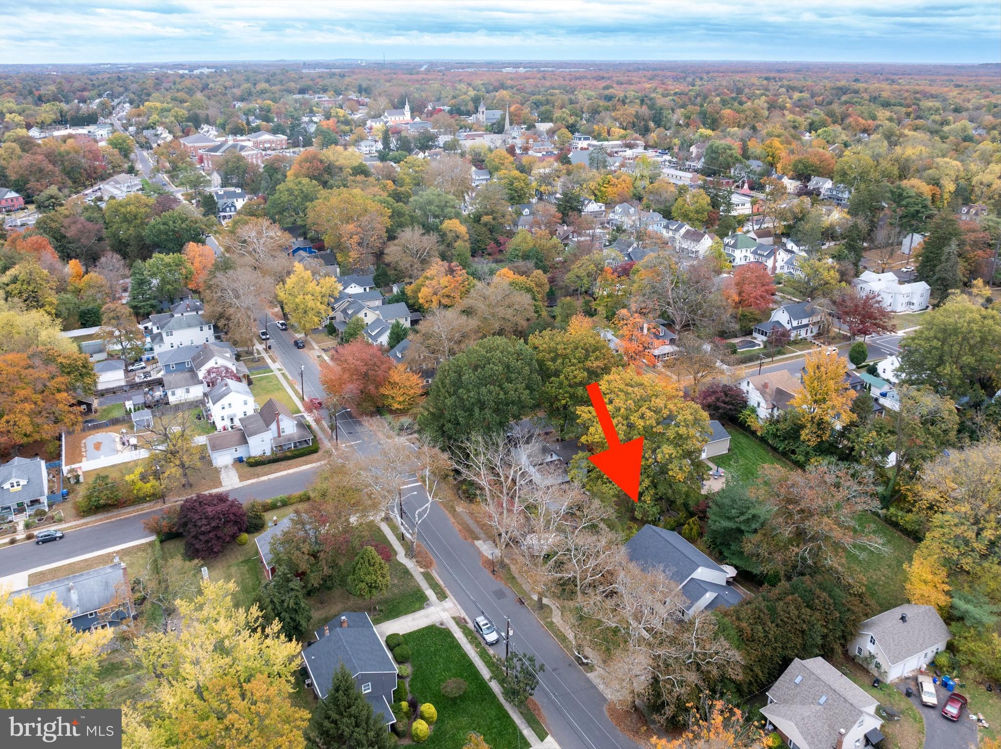316 West 3rd Street Moorestown, NJ 08057 - Photo 45 of 48 an aerial view of residential houses with outdoor space