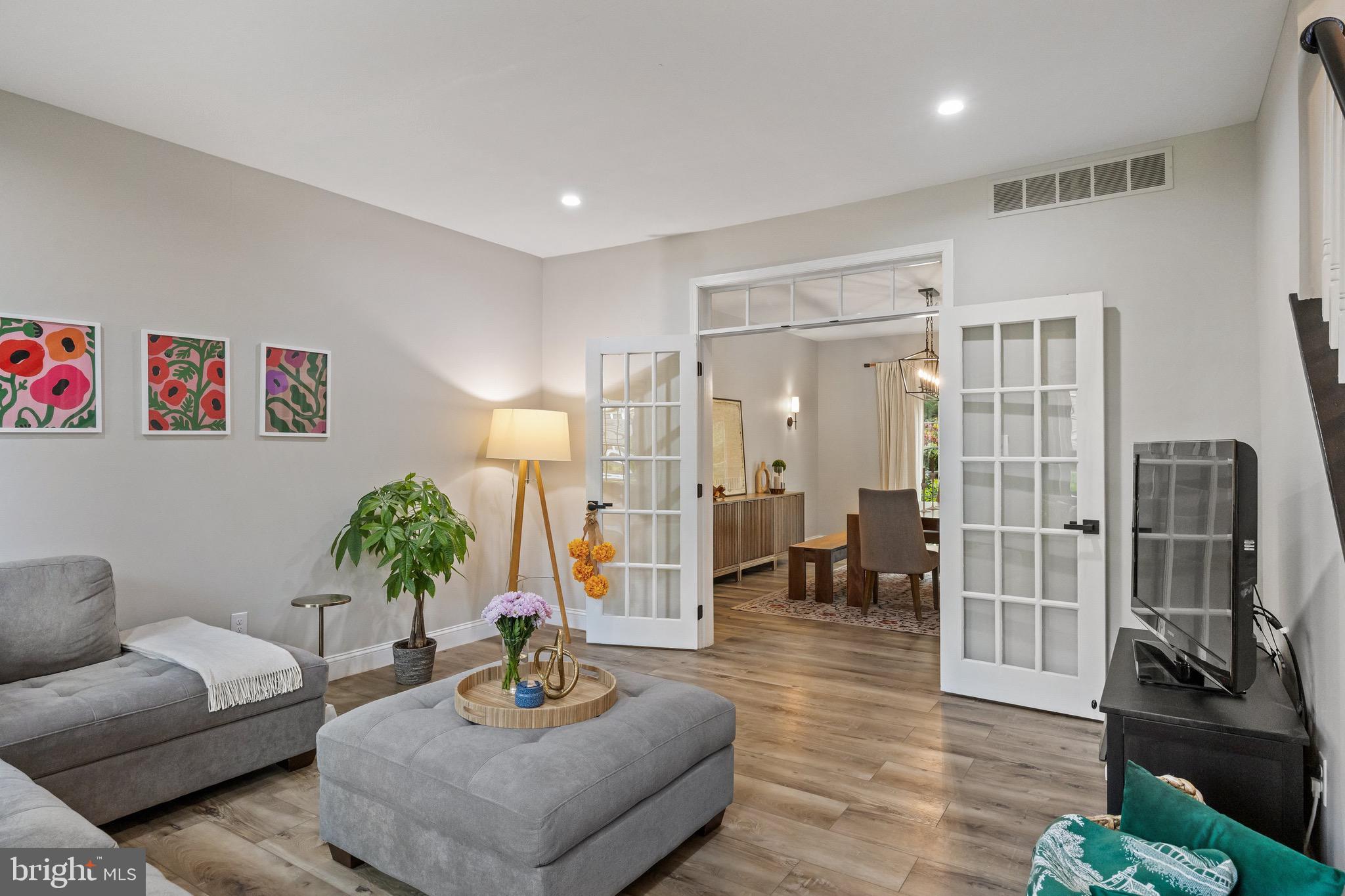 316 West 3rd Street Moorestown, NJ 08057 - Photo 8 of 48 a living room with furniture and wooden floor
