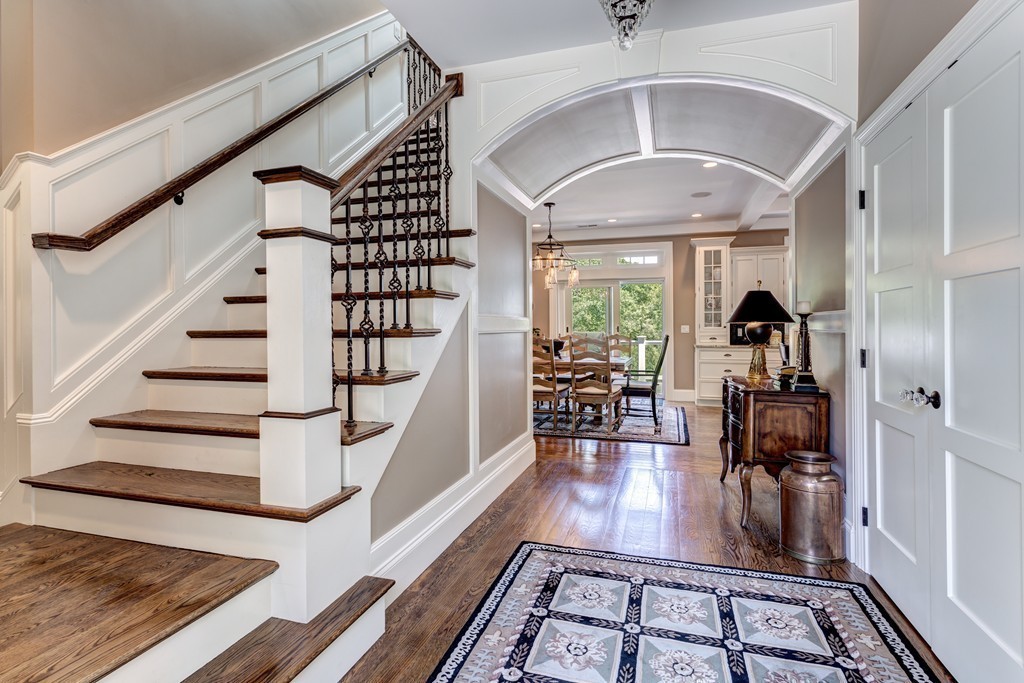 164 Beach Street Sharon, MA 02067 - Photo 5 of 30 a view of entryway with wooden floor