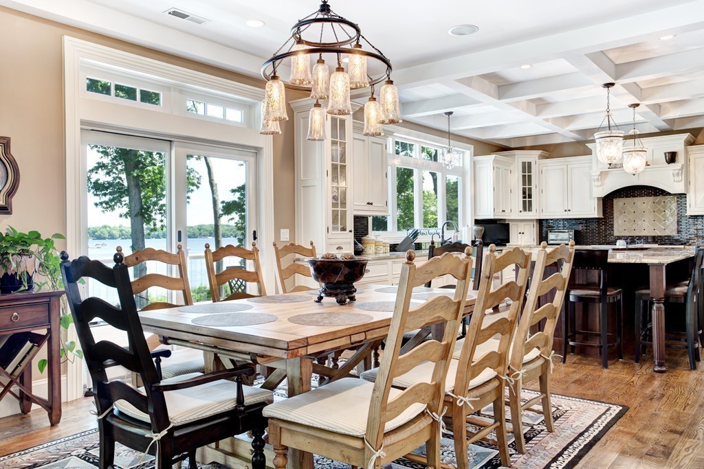 164 Beach Street Sharon, MA 02067 - Photo 8 of 30 a view of a dining room with furniture window and outside view