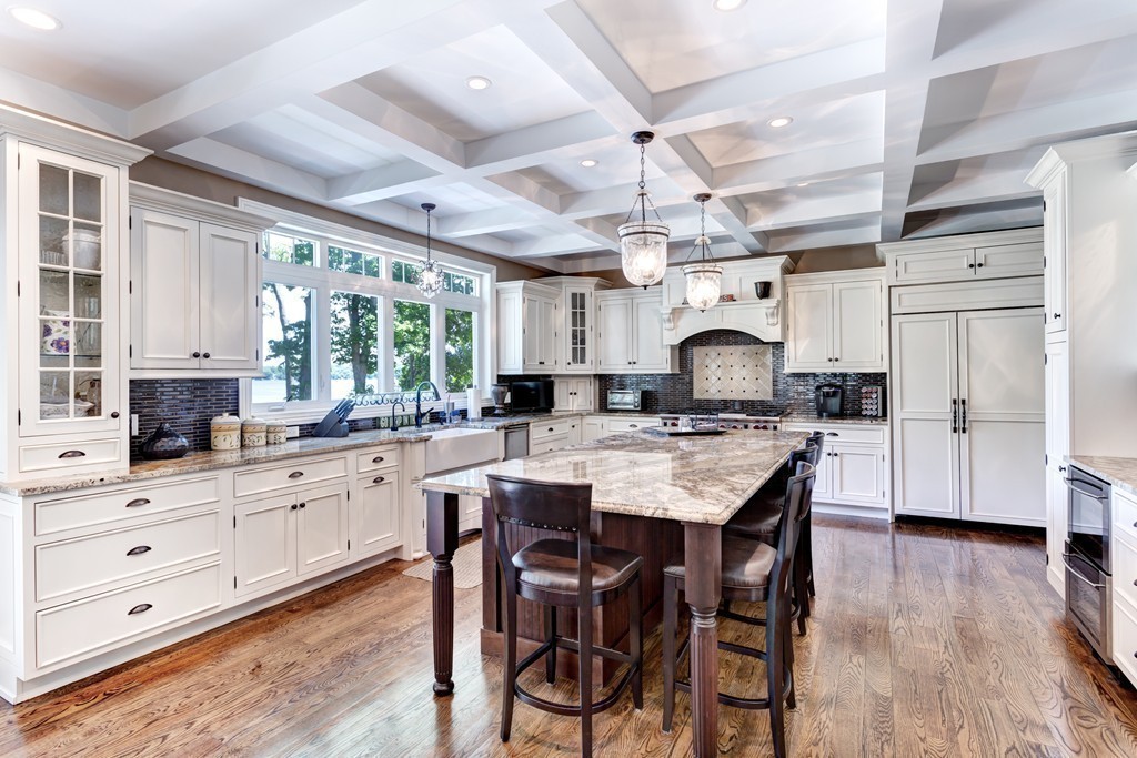 164 Beach Street Sharon, MA 02067 - Photo 9 of 30 a large kitchen with a table and chairs
