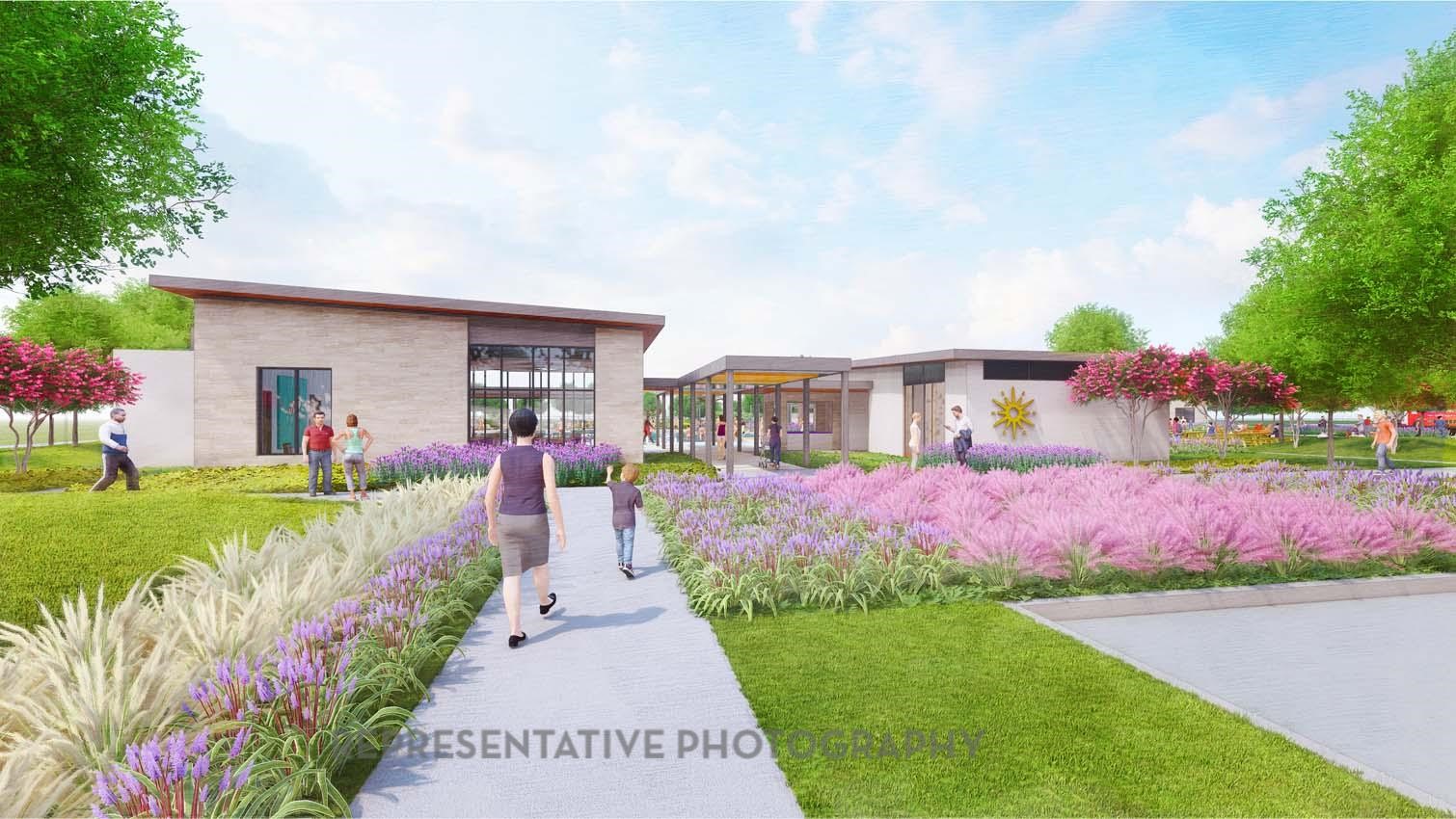 26554 Jolly Prairie Drive Hockley, TX 77447 - Photo 4 of 6 a front view of a house with garden