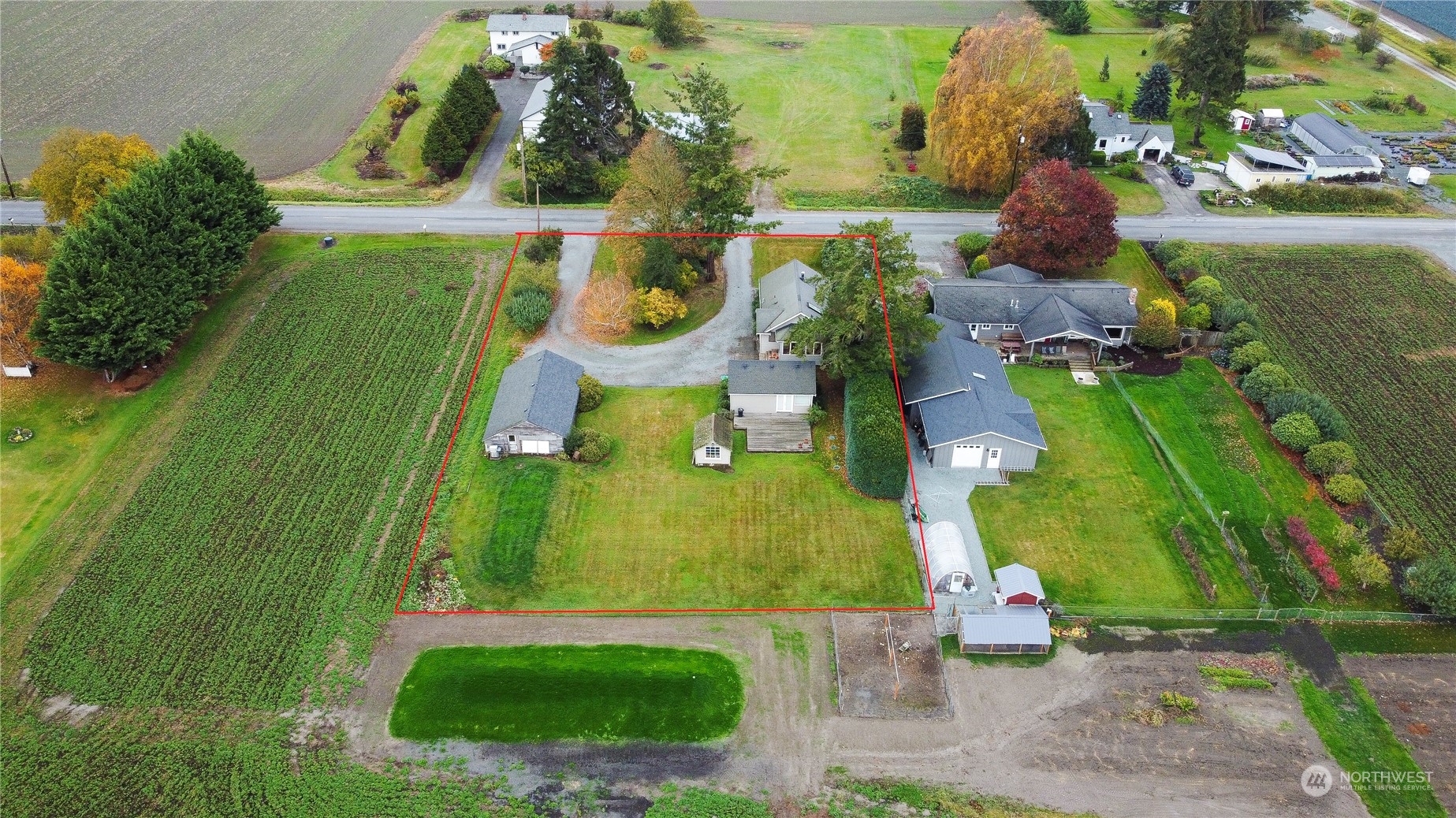 15916 Kamb Road Mount Vernon, WA 98273 - Photo 2 of 29 an aerial view of a house having yard
