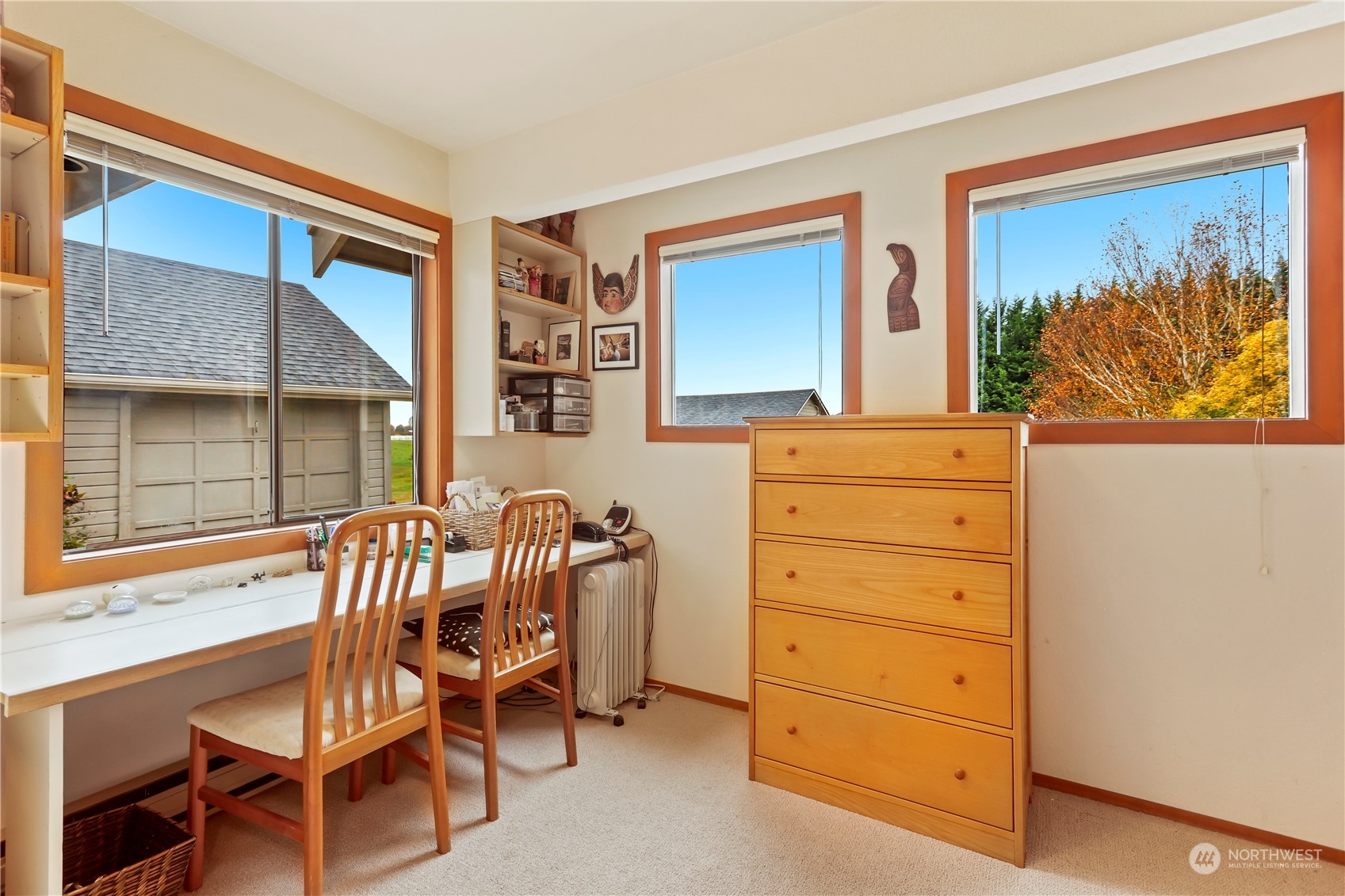 15916 Kamb Road Mount Vernon, WA 98273 - Photo 24 of 29 a view of a workspace with furniture and a window