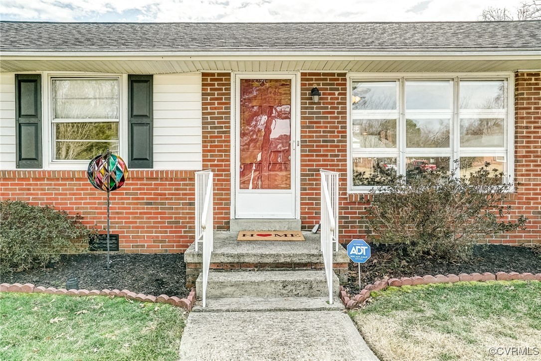 2703 Omega Road Henrico, VA 23228 - Photo 2 of 43 Property entrance featuring brick siding!