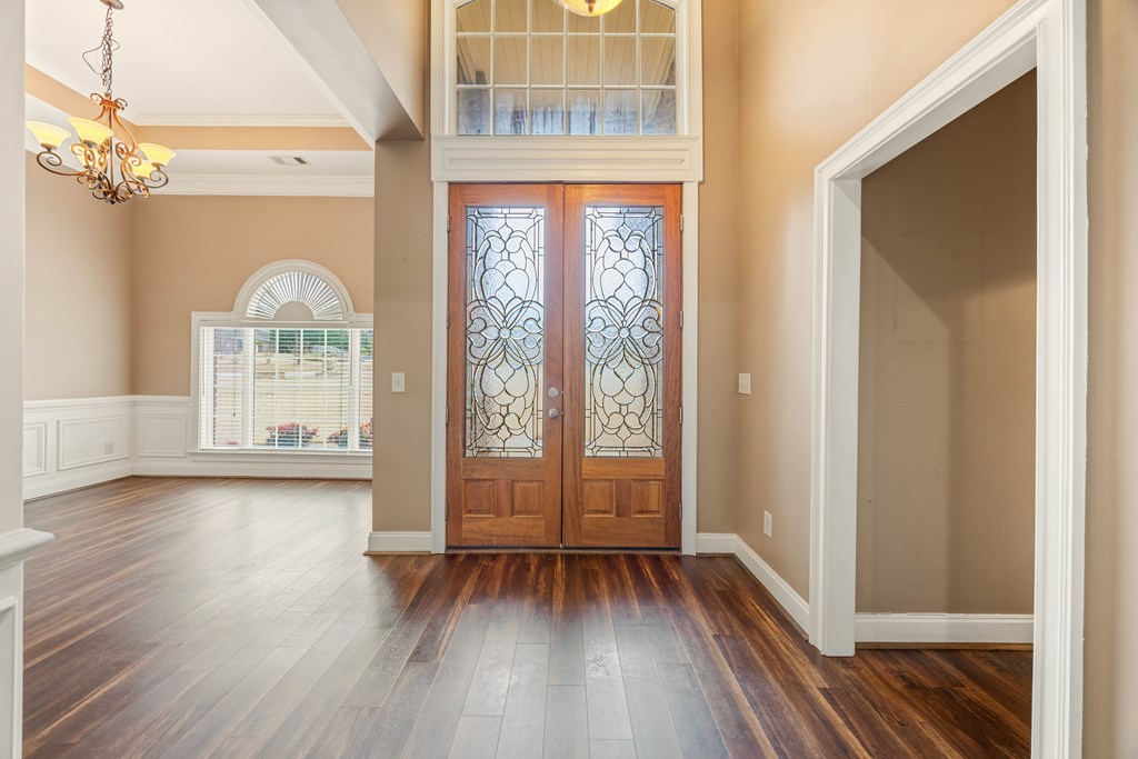 235 Voorhees Road Hamilton, GA 31811 - Photo 5 of 36 a view of entryway with wooden floor