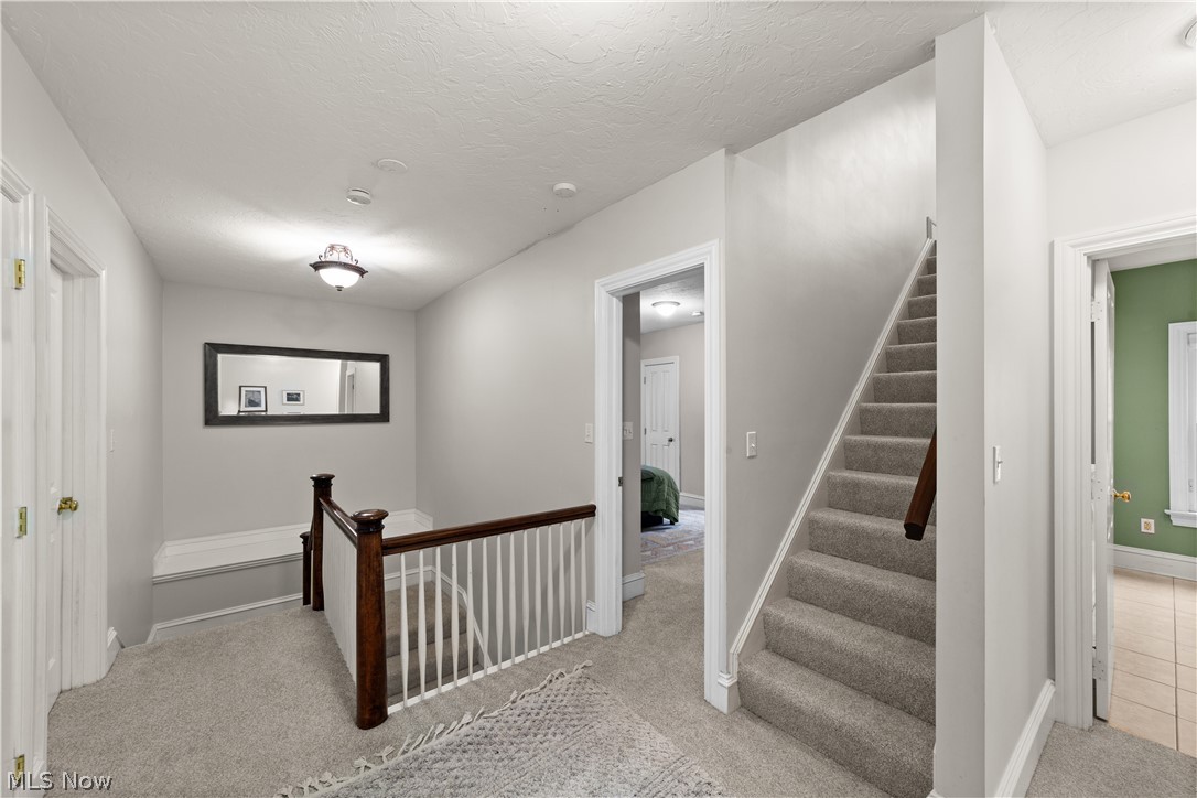 1680 Lee Road Cleveland, OH 44118 - Photo 29 of 45 Stairs featuring light colored carpet