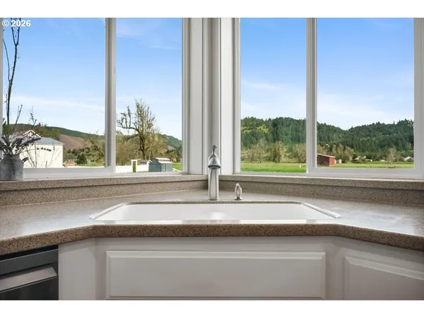 a sink and a window