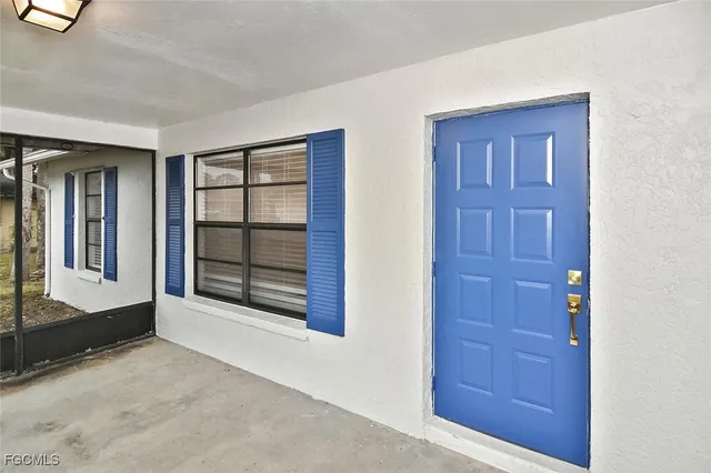 a view of a livingroom with a staircase