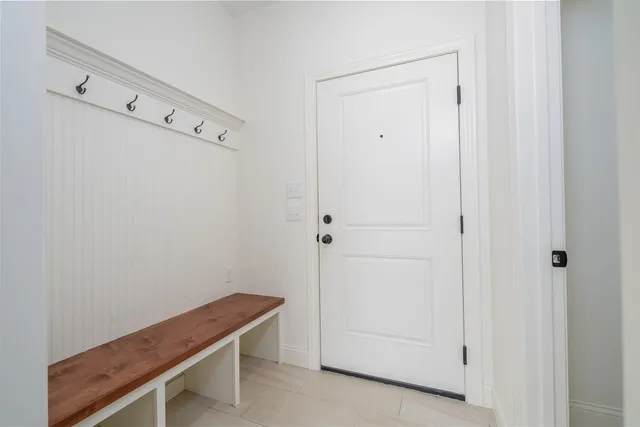 a view of room with hallway