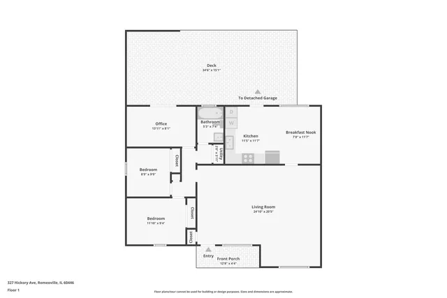 $329,900 | 327 Hickory Avenue, Romeoville, IL 60446
