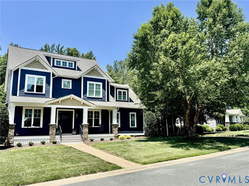 15936 Alsdell Road Midlothian, VA 23112 - Photo 2 of 2 Two-story residence featuring deep blue siding and