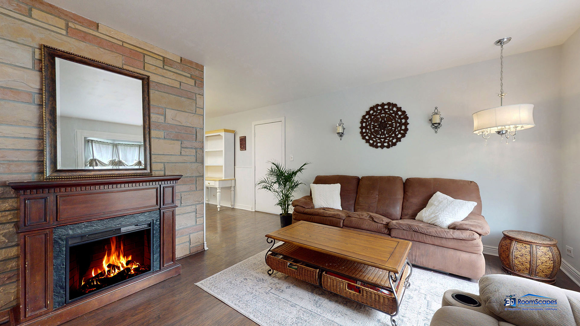 420 Raupp Boulevard Buffalo Grove, IL 60089 - Photo 4 of 41 a living room with furniture and a fireplace