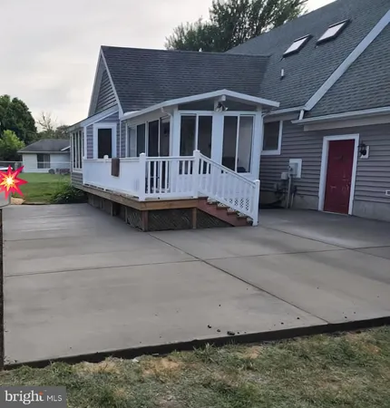 a view of a house with a roof deck