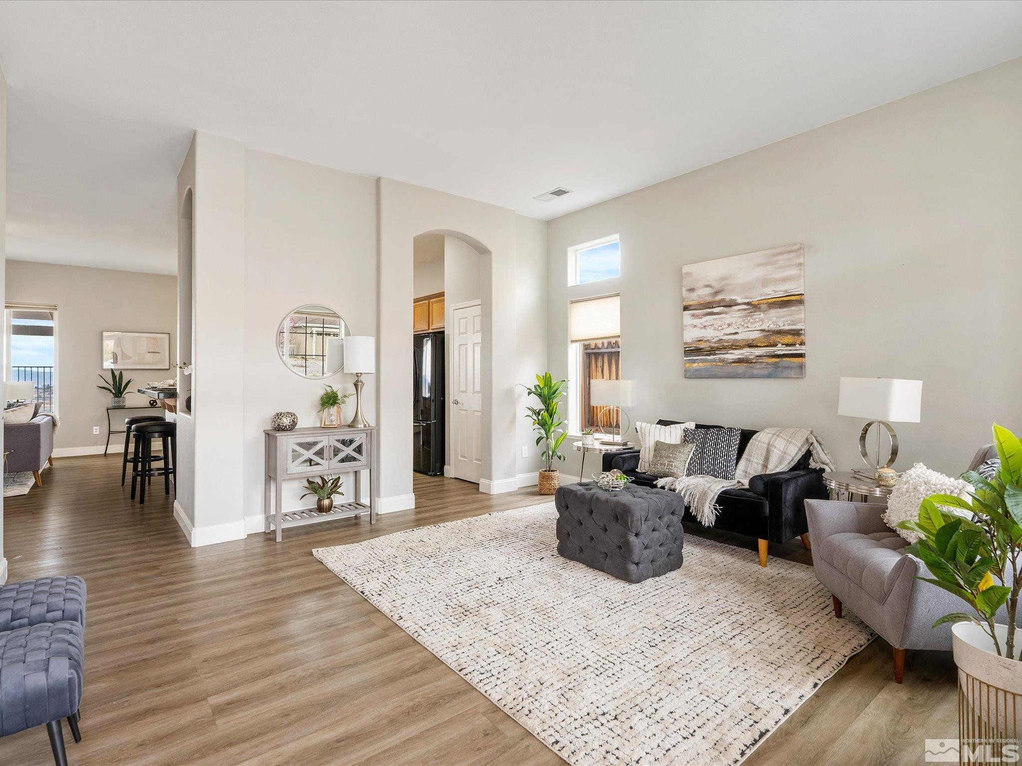1448 Hagar Road Reno, NV 89506 - Photo 4 of 38 a living room with furniture and wooden floor