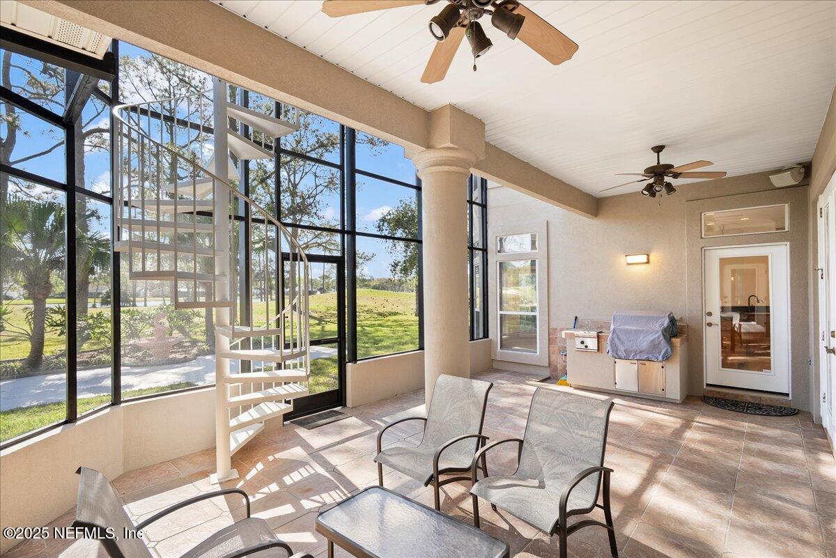 9919 Blakeford Mill Road Jacksonville, FL 32256 - Photo 53 of 88 Lanai to summer kitchen