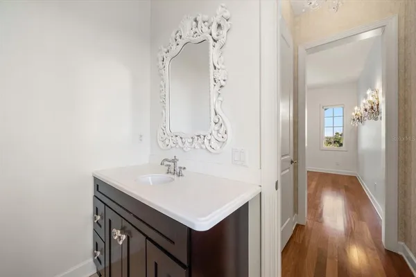 a front view of a residential apartment building with a yard