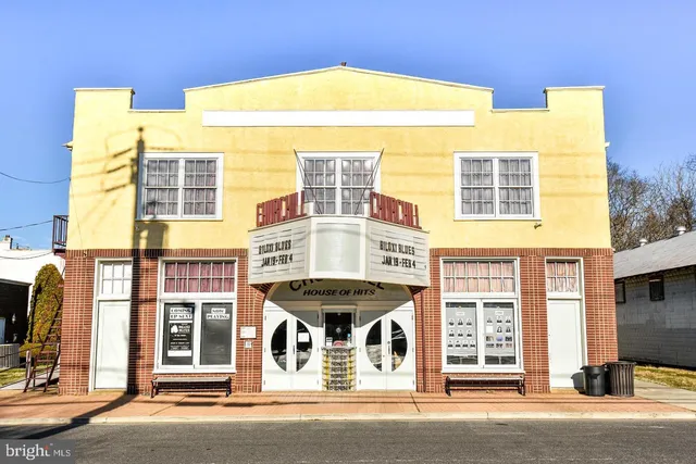 a view of a building with a entrance