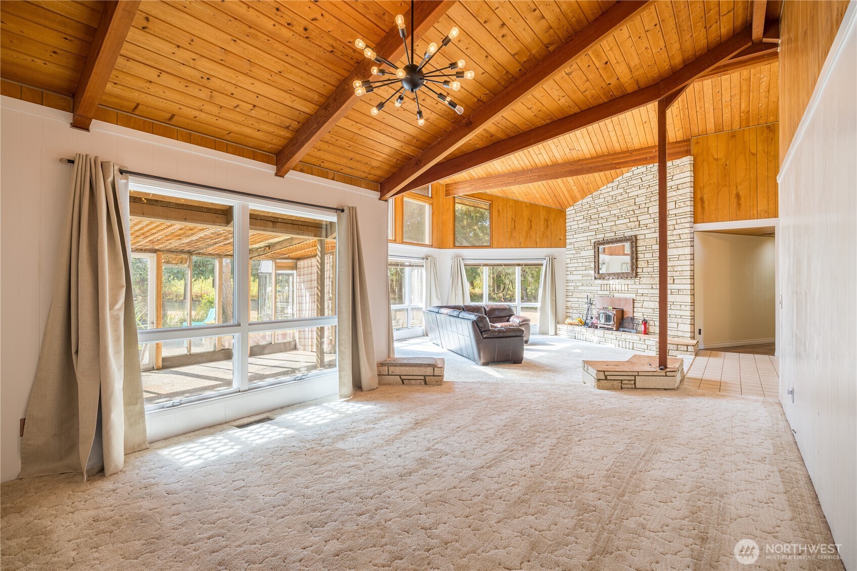 1175 Cameron Road Sequim, WA 98382 - Photo 16 of 39 a view of a living room and entry way