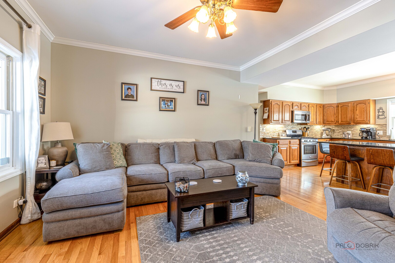 25900 North St Marys Road Libertyville, IL 60048 - Photo 19 of 56 a living room with furniture and a view of kitchen