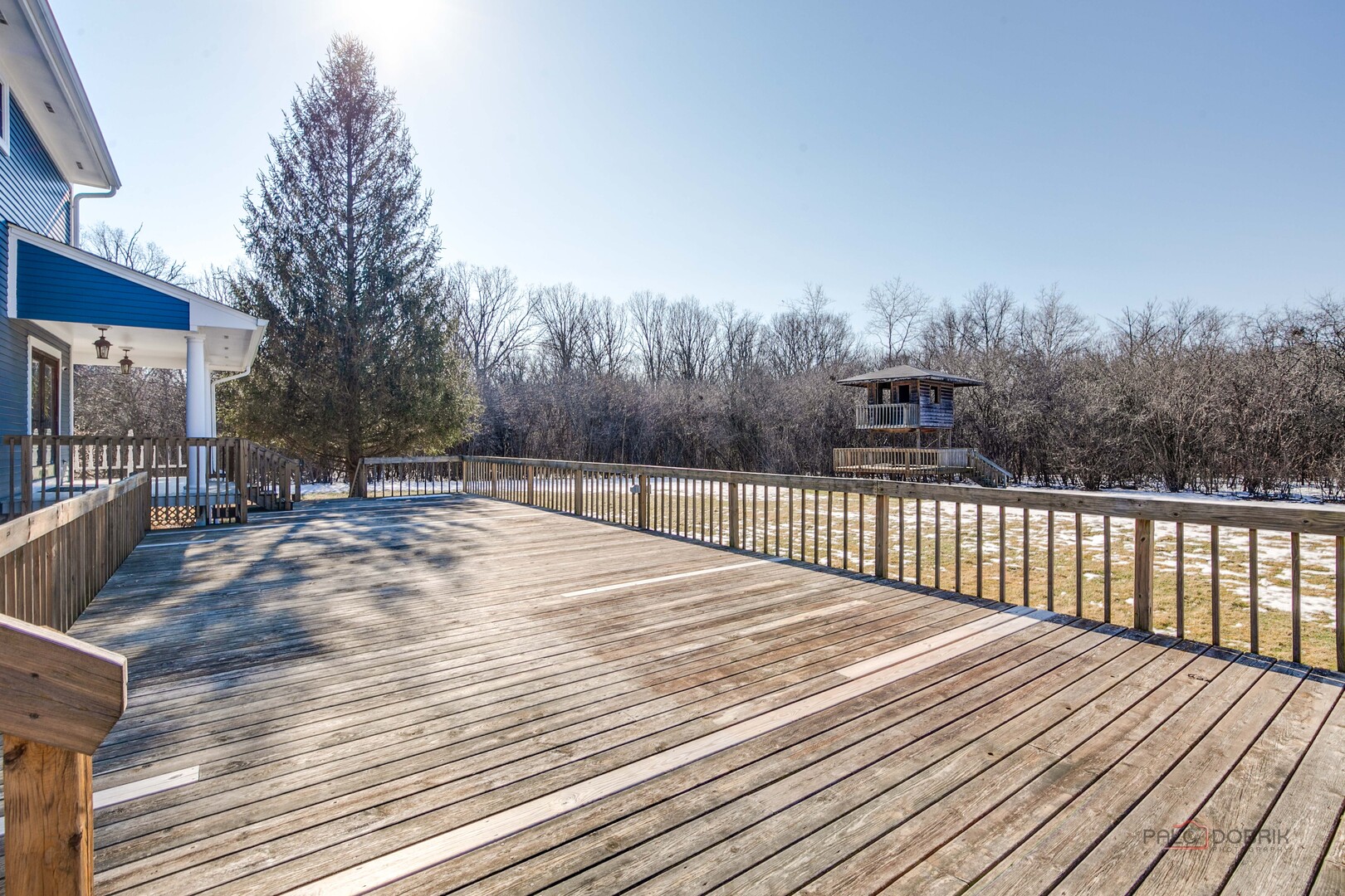 25900 North St Marys Road Libertyville, IL 60048 - Photo 42 of 56 a view of a terrace with wooden floor and fence