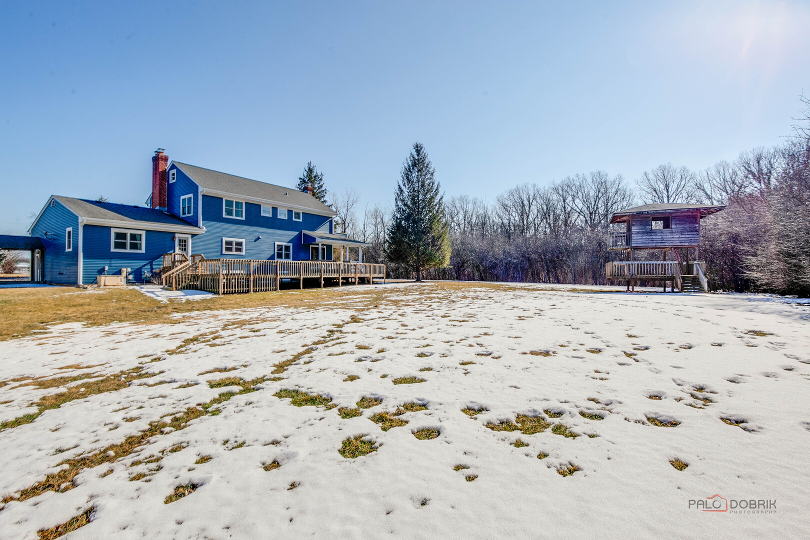 25900 North St Marys Road Libertyville, IL 60048 - Photo 46 of 56 a view of large house with a snow on the road
