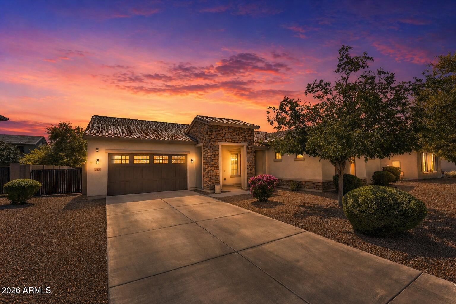 2827 East Muirfield Street Gilbert, AZ 85298 - Photo 4 of 55 Twlight front