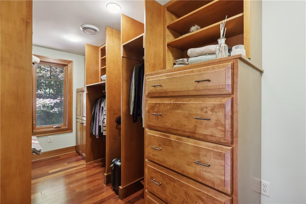 542 North Monroe Street Butler, PA 16001 - Photo 22 of 39 a view of walk in closet with clothes and shoes