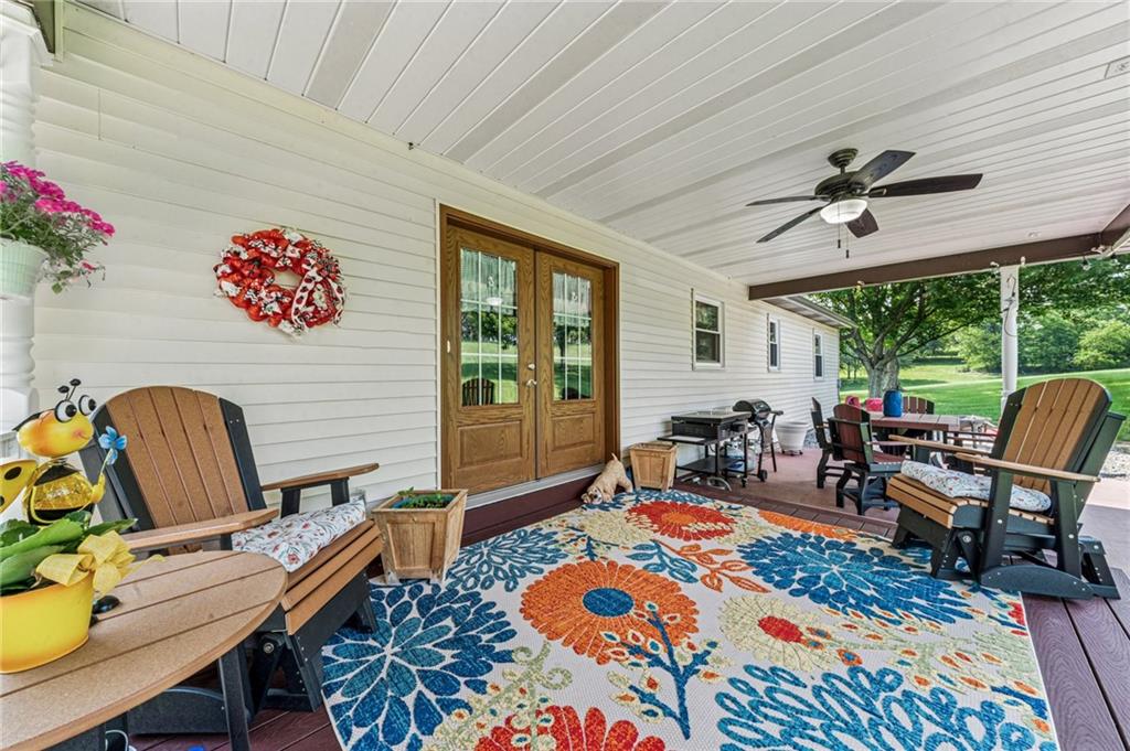 922 Old Ridge Road Avella, PA 15312 - Photo 17 of 50 a bedroom with a bed and wooden floor