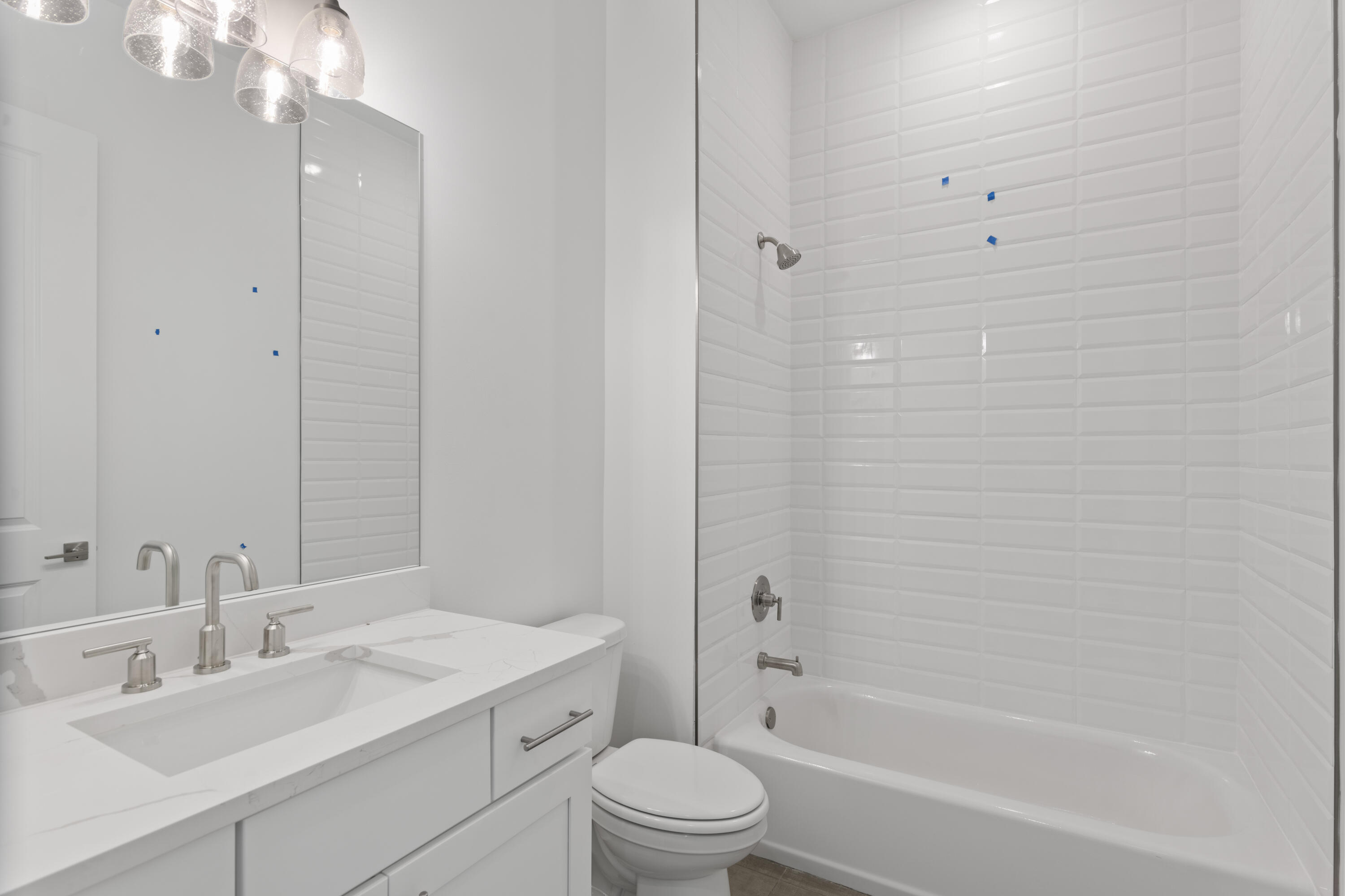 310 Channel Shl Drive, Unit LOT 13 Santa Rosa Beach, FL 32459 - Photo 64 of 77 a bathroom with a granite countertop sink a toilet and shower