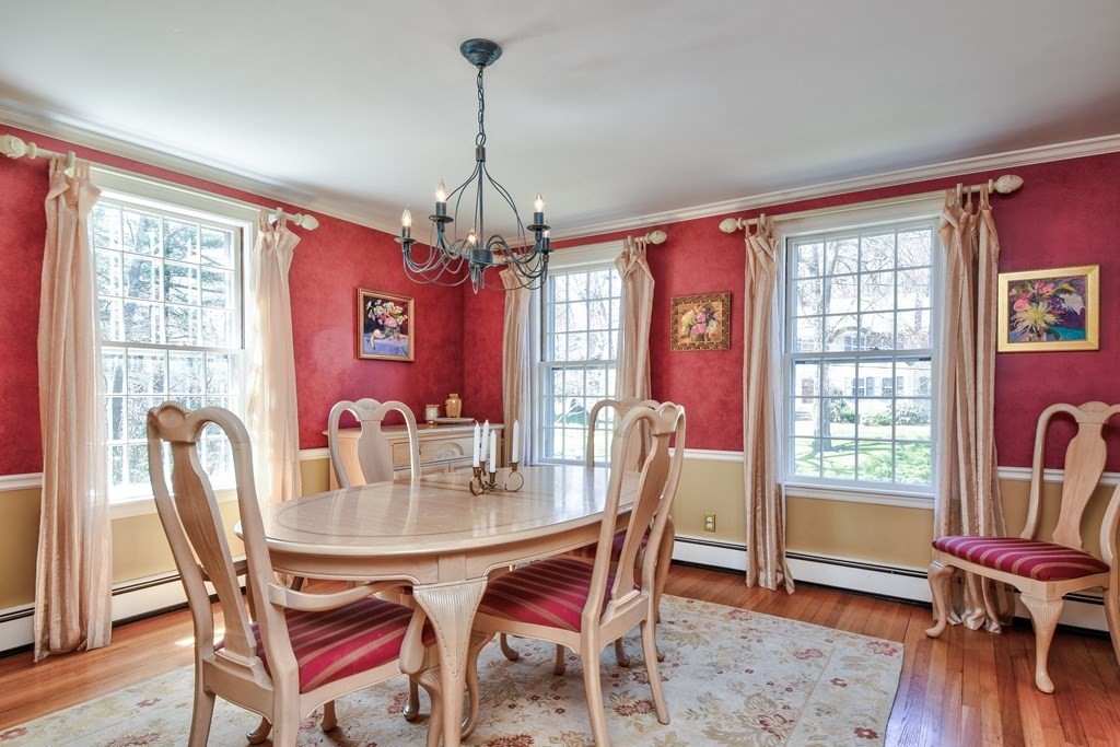 9 Salem Road Wellesley, MA 02481 - Photo 6 of 40 a view of a dining room with furniture window and wooden floor
