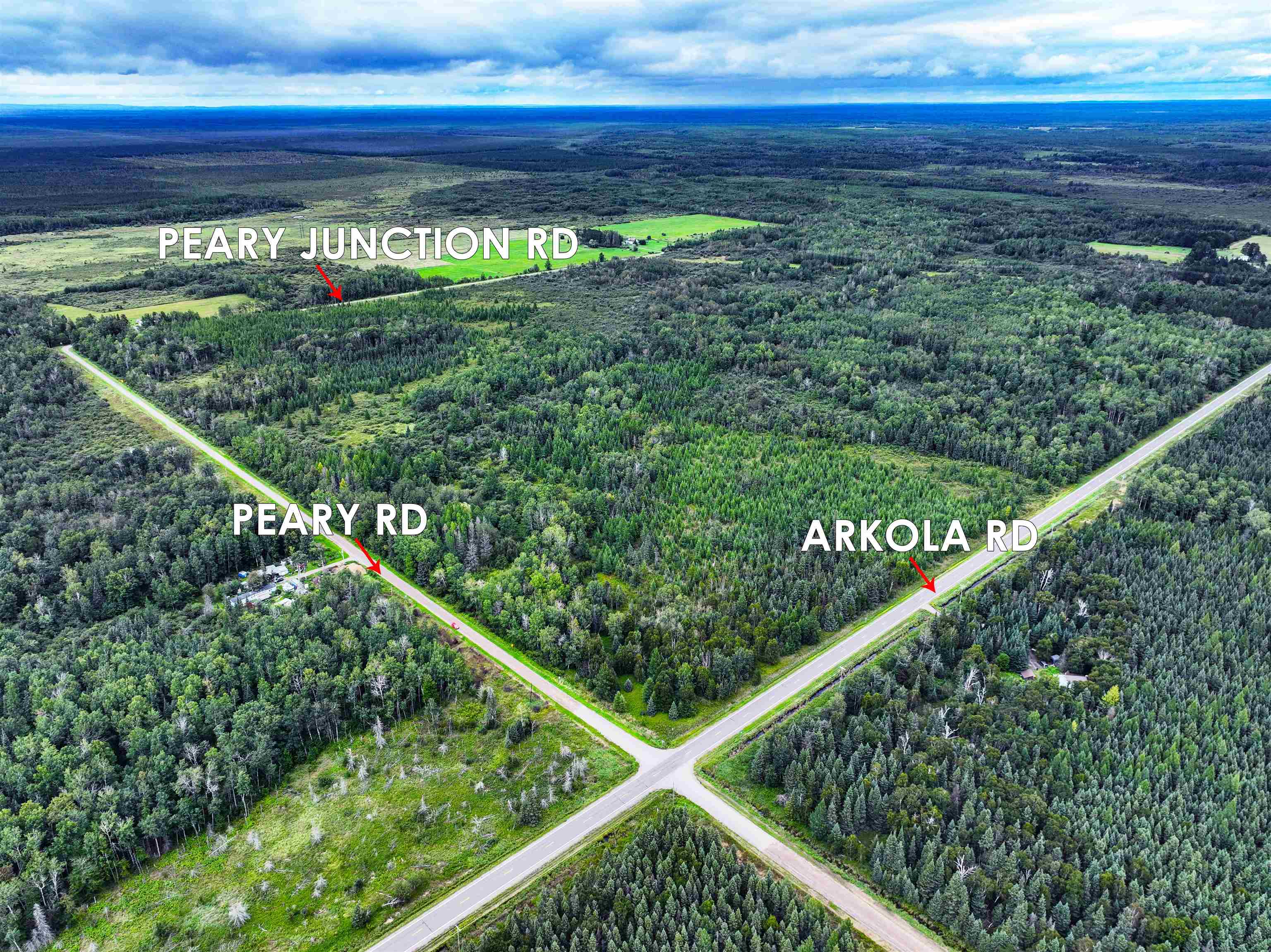 9128 Peary Road Cotton, MN 55724 - Photo 4 of 17 Aerial view of a heavily wooded area