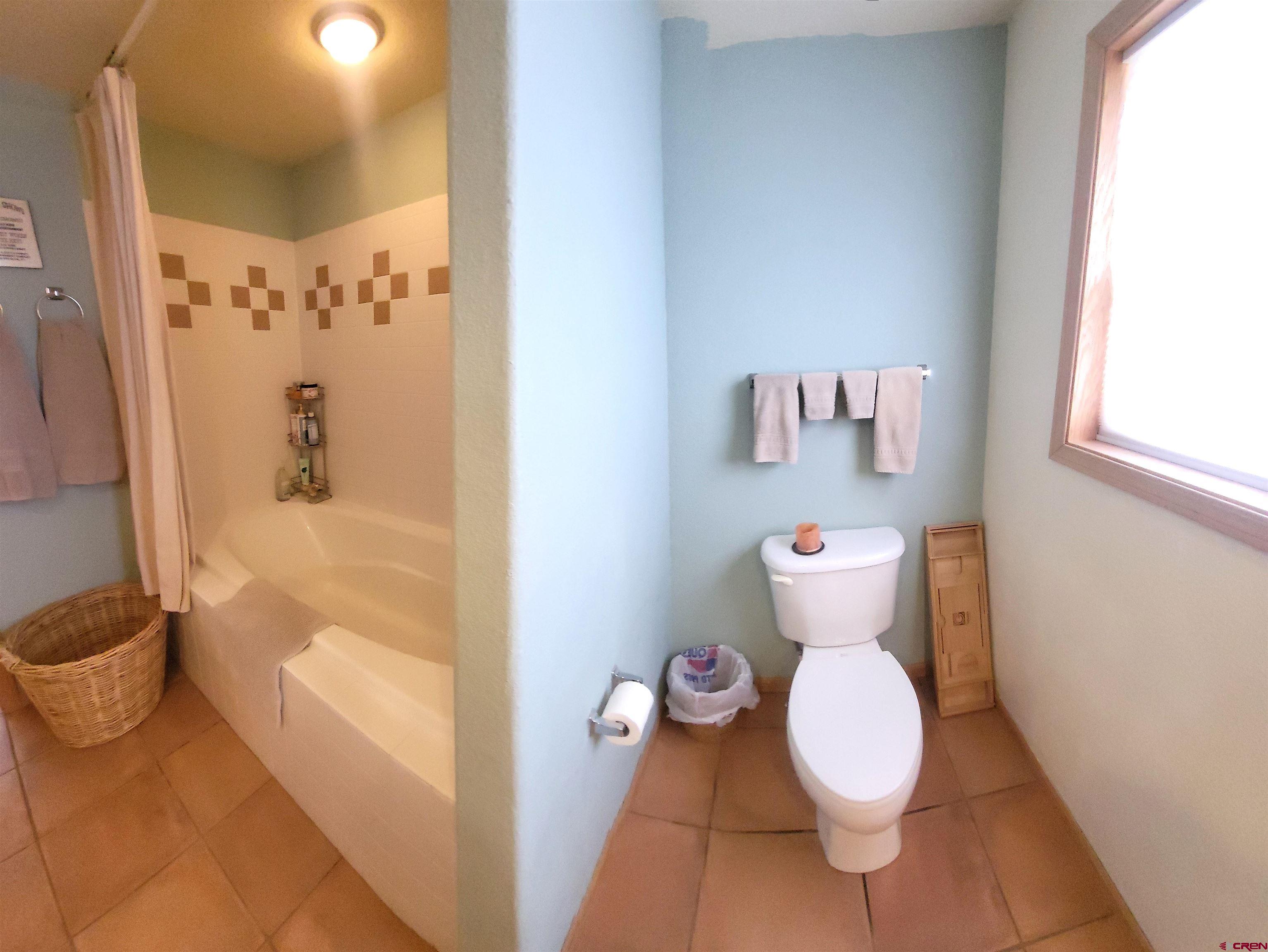 1610 Pine Street, Unit E Norwood, CO 81423 - Photo 16 of 23 a bathroom with a toilet and a shower