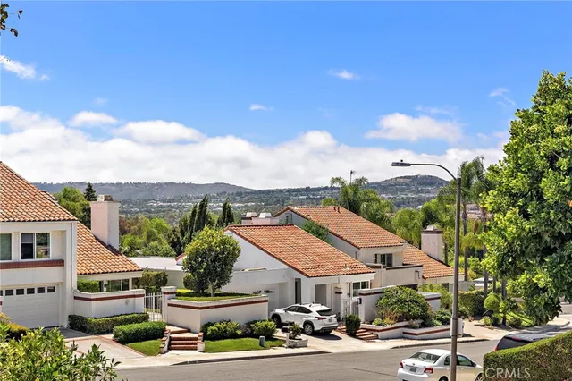 a aerial view of a house