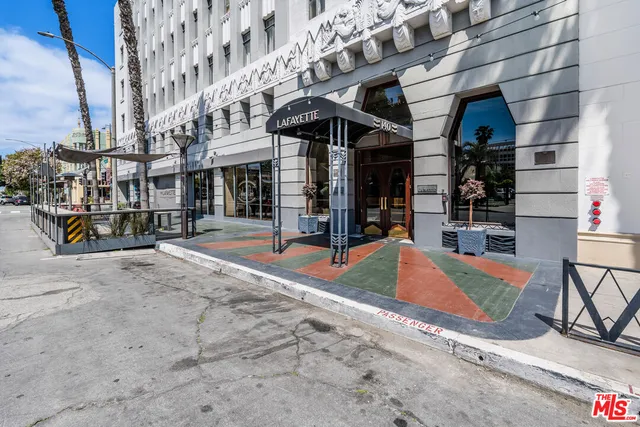 a view of a city with tall buildings