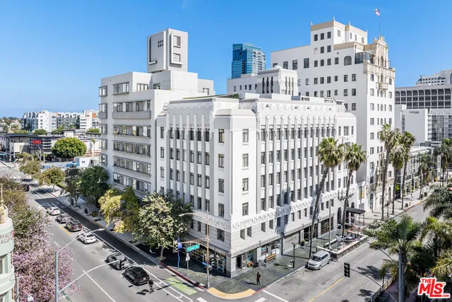 a view of city with tall buildings