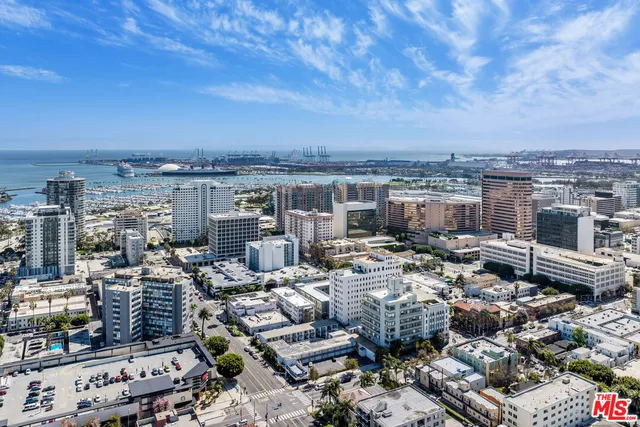 an aerial view of city