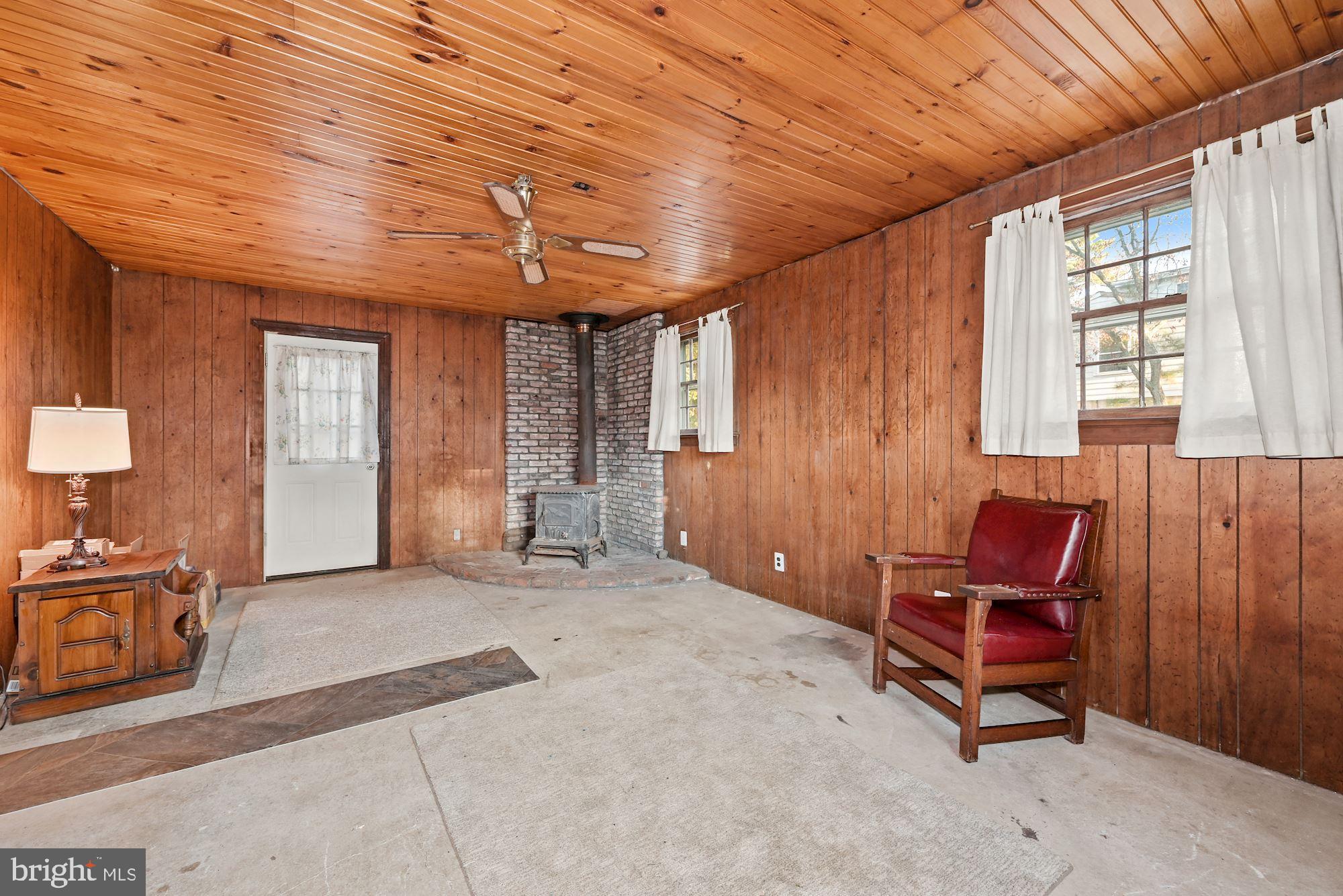 54 Mantua Road Mount Royal, NJ 08061 - Photo 25 of 29 Bonus room with tongue & groove ceiling. planks