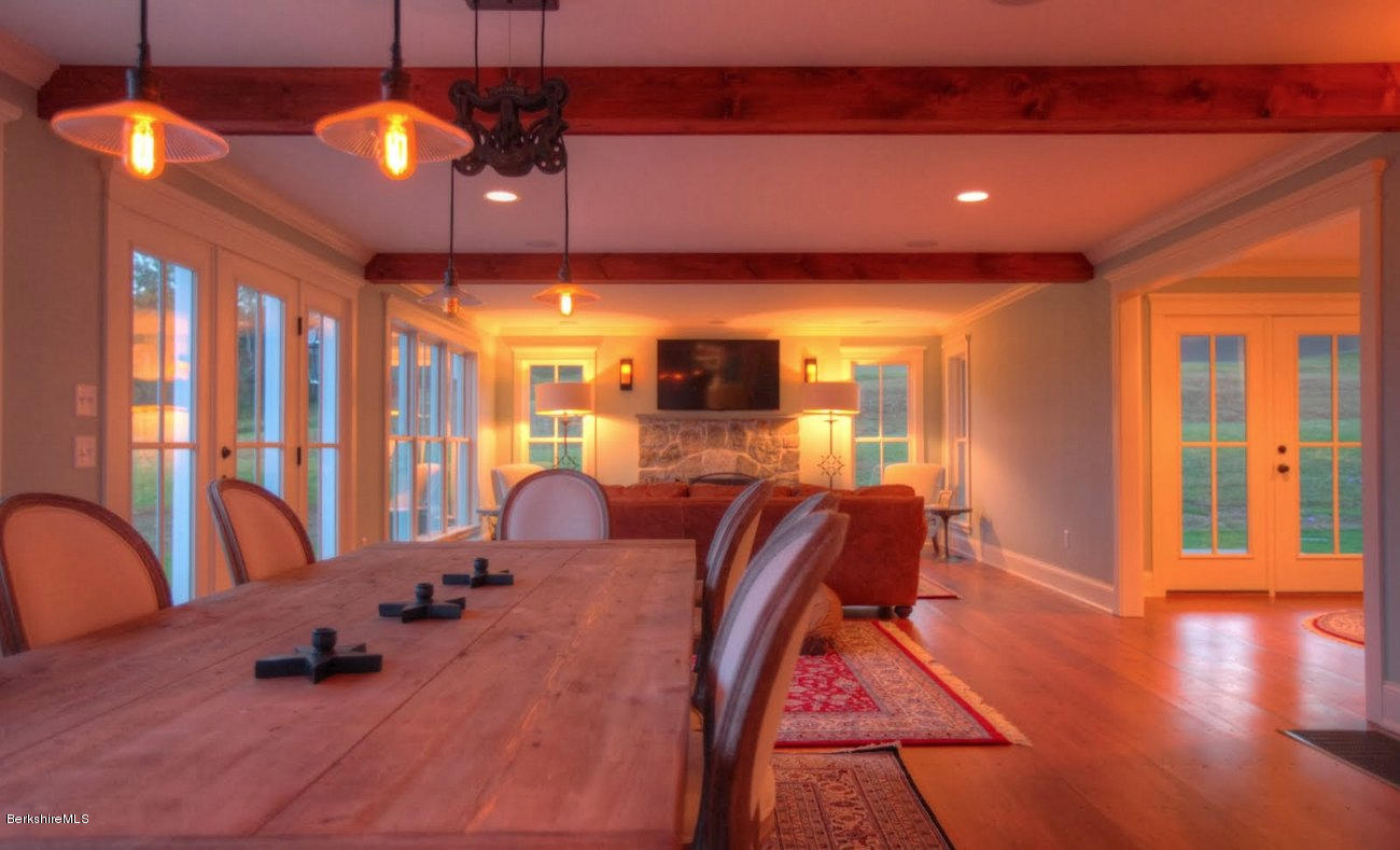 40 Viets Road Sandisfield, MA 01255 - Photo 22 of 92 a view of a dining room with furniture window and wooden floor