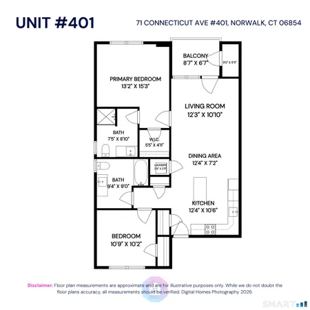 $3,200 | 71 Connecticut Avenue, Unit 301, Norwalk, CT 06850