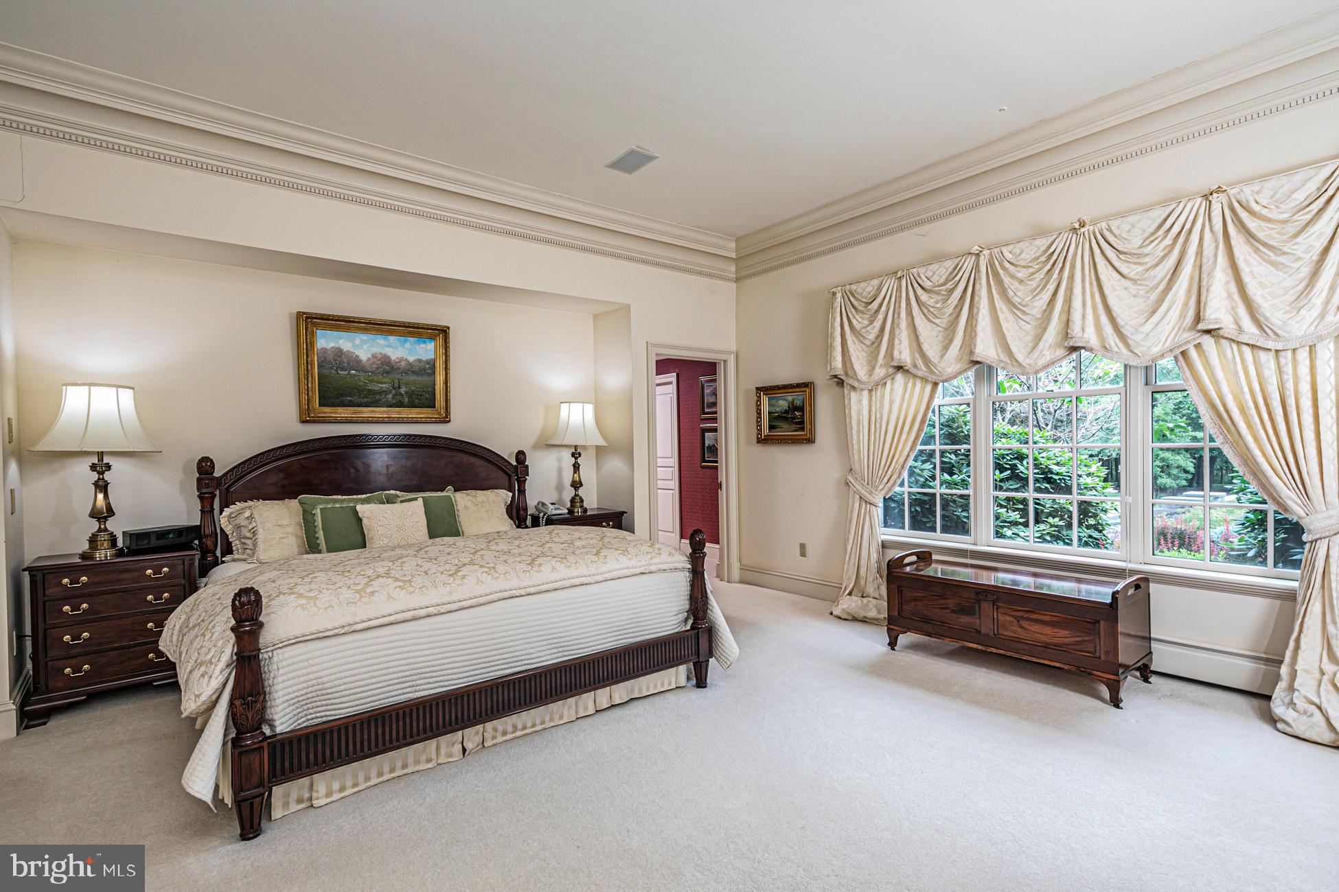 82 Aunt Molly Road Hopewell, NJ 08525 - Photo 19 of 55 a bedroom with a bed and a large window