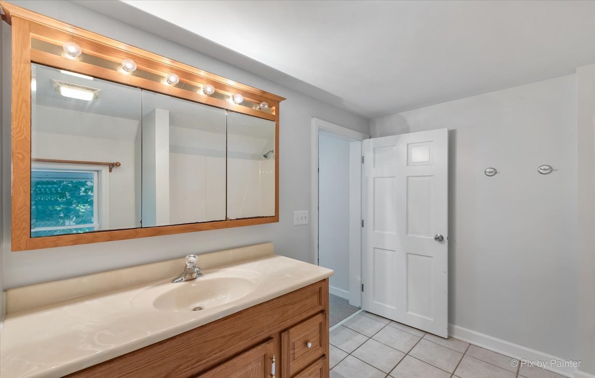 30 Crissey Avenue Geneva, IL 60134 - Photo 19 of 48 a bathroom with a sink and a mirror