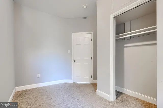 a view of an empty room