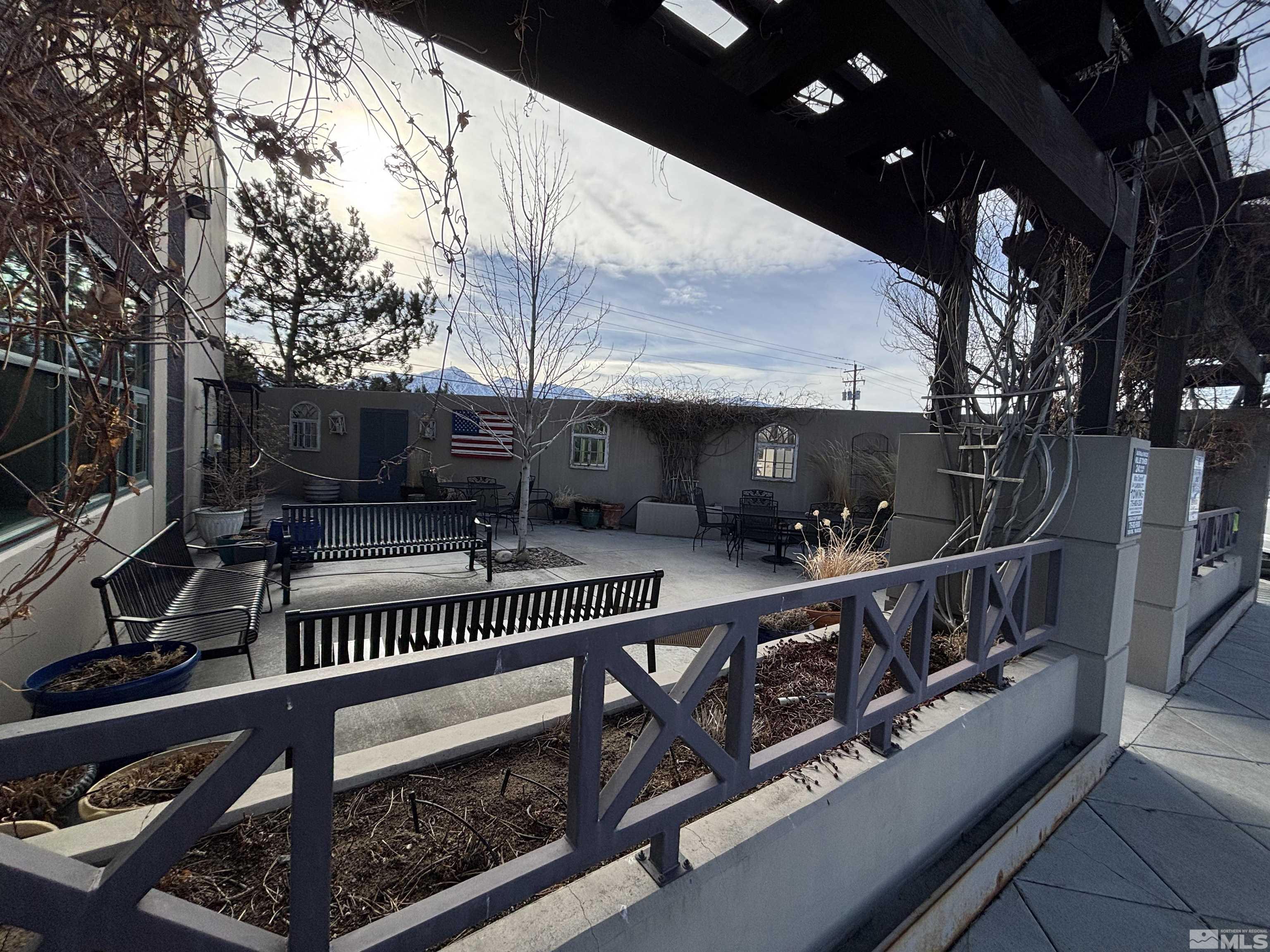 1516 Charlotte Way, Unit B Gardnerville, NV 89410 - Photo 5 of 17 a view of balcony with furniture