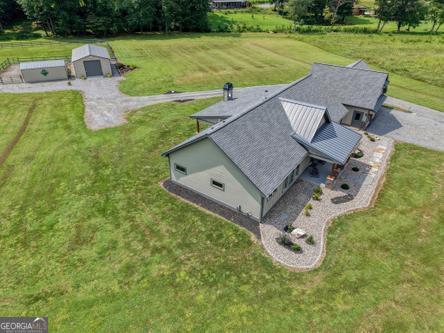 186 Rice Landing Hayesville, NC 28904 - Photo 17 of 77 an aerial view of a house with a yard