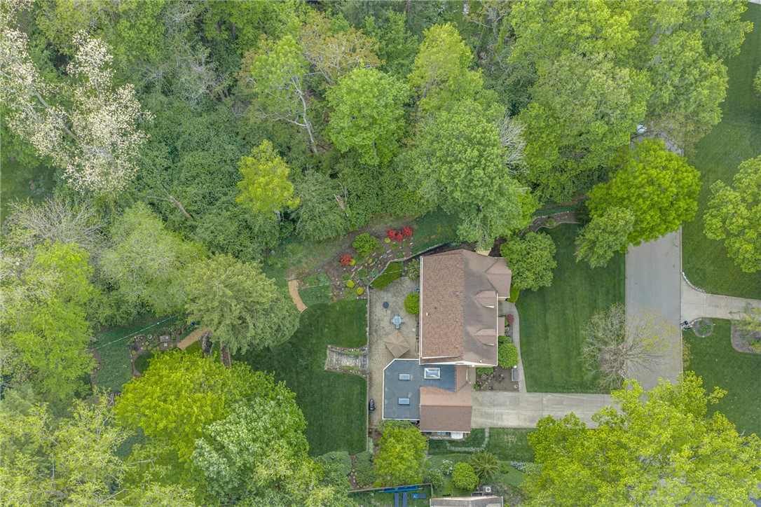 156 West Hadley Road Dayton, OH 45419 - Photo 70 of 71 Overhead view reveals a home nestled within lush greenery, offering a private and verdant setting.