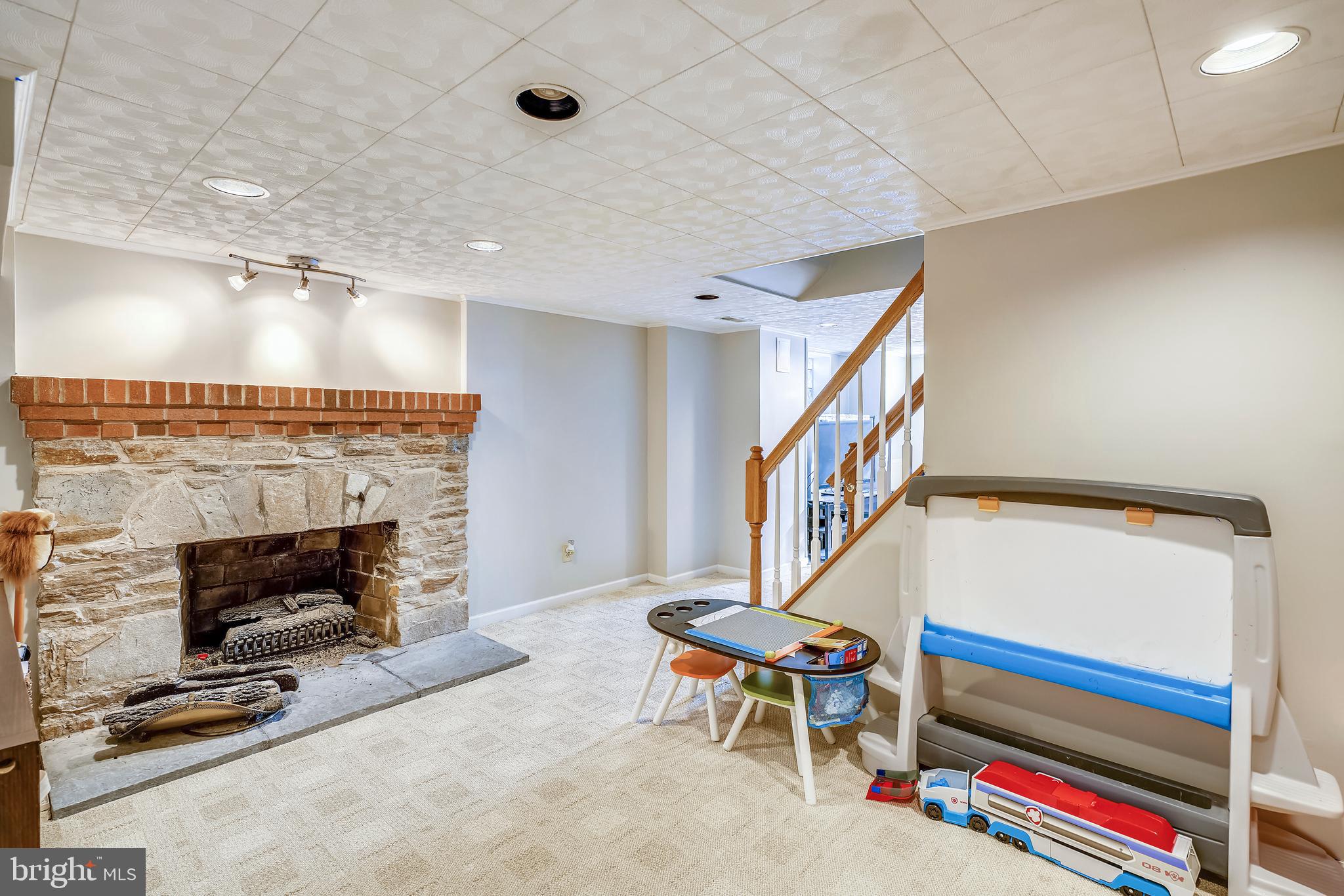 220 Homewood Road Linthicum Heights, MD 21090 - Photo 31 of 39 Rec room has gas fireplace as well !