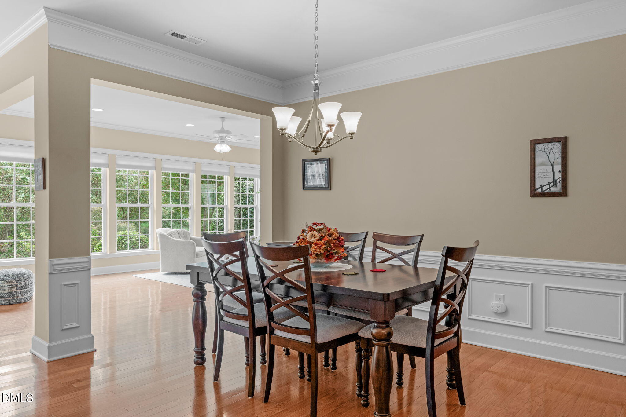113 Beckingham Loop Cary, NC 27519 - Photo 15 of 57 a view of a dining room with furniture window and outside view