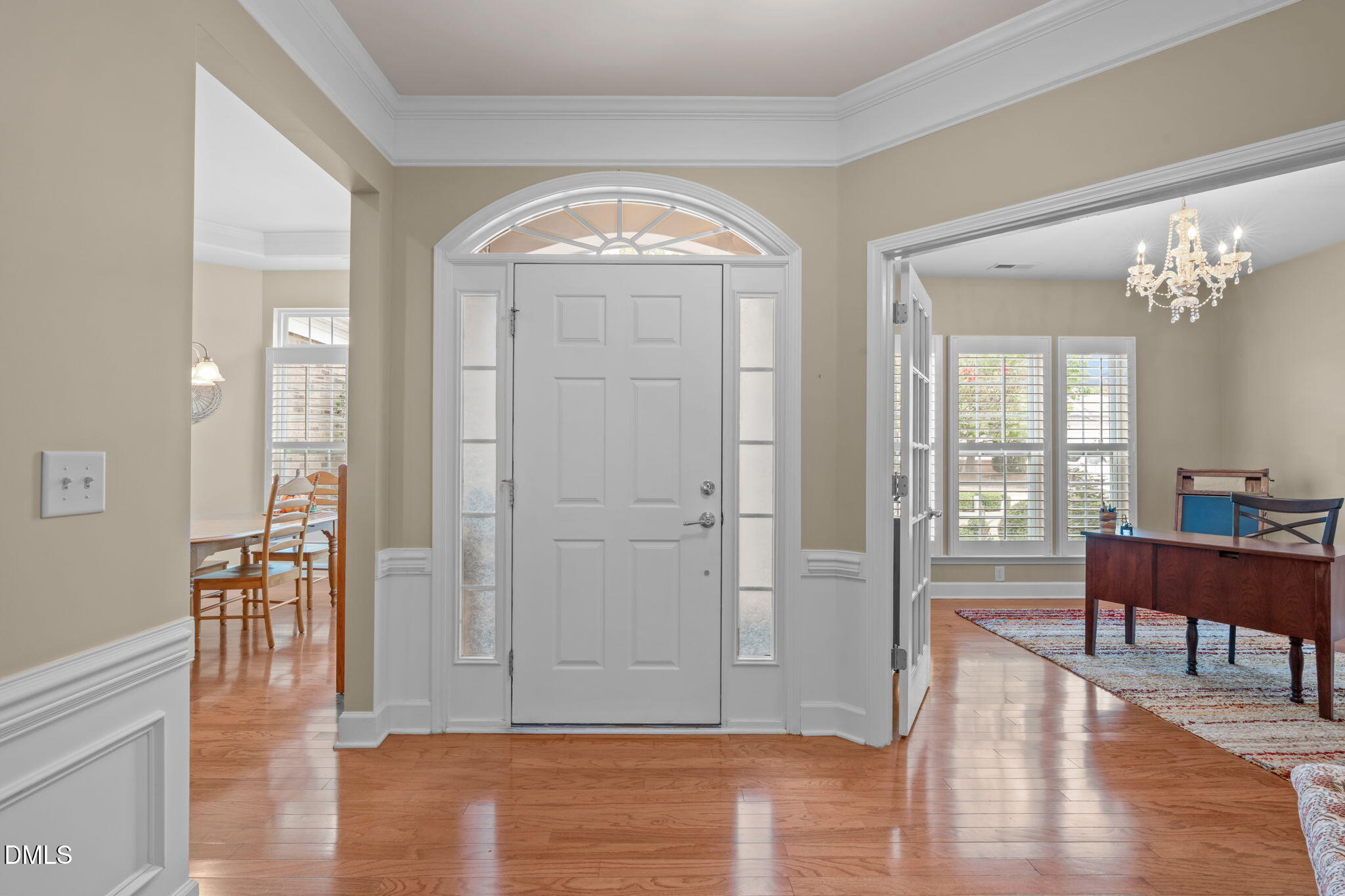113 Beckingham Loop Cary, NC 27519 - Photo 4 of 57 view of hall way with furniture and wooden floor